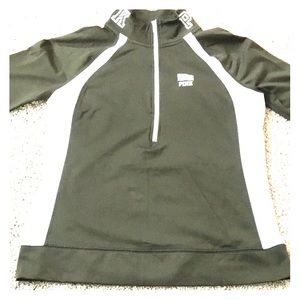 VS Pink, Green & White Half-Zip